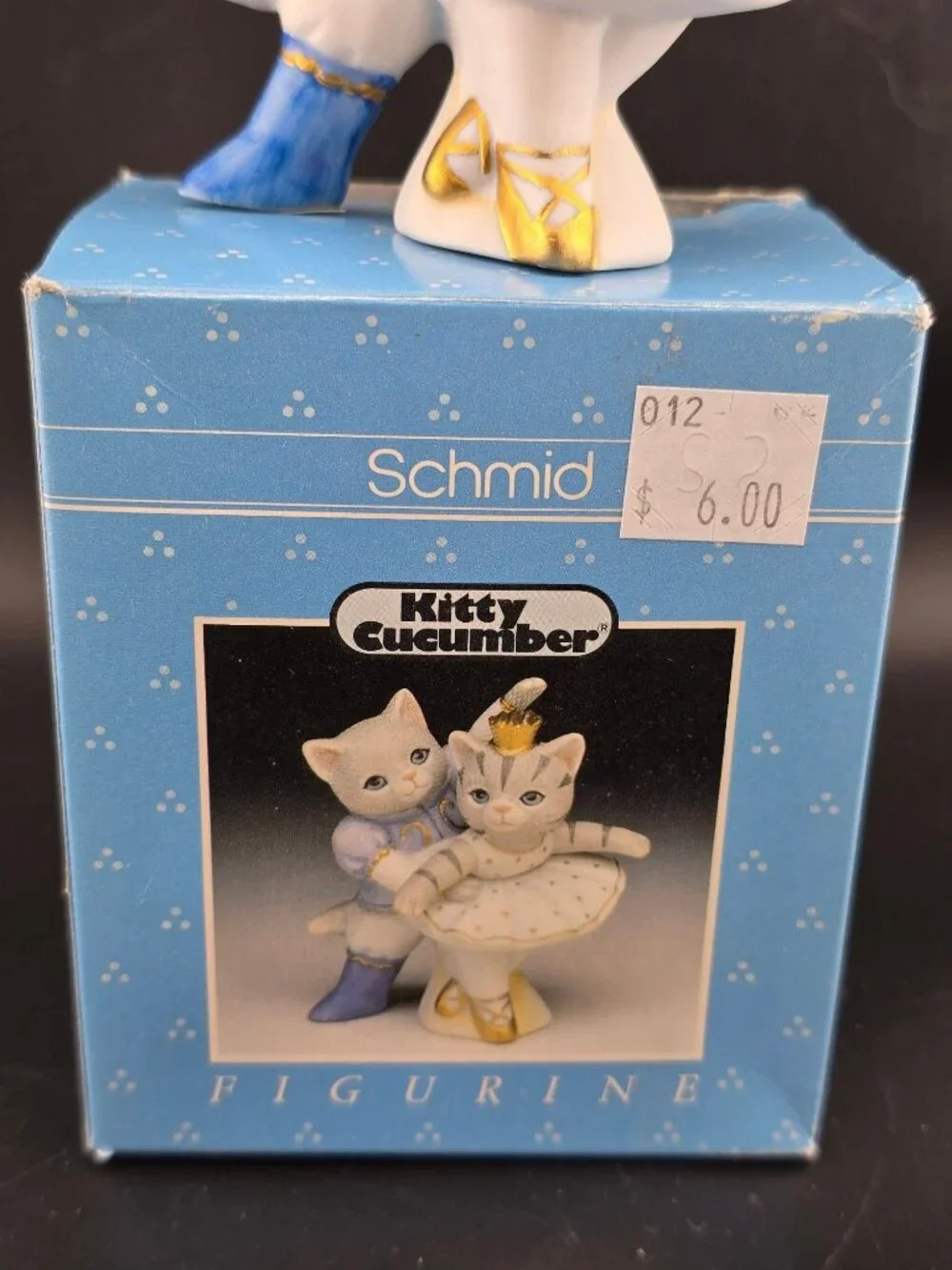 Kitty Cucumber & Albert Swan Lake Ballet Cats Schmid 1990 Annual Collectible